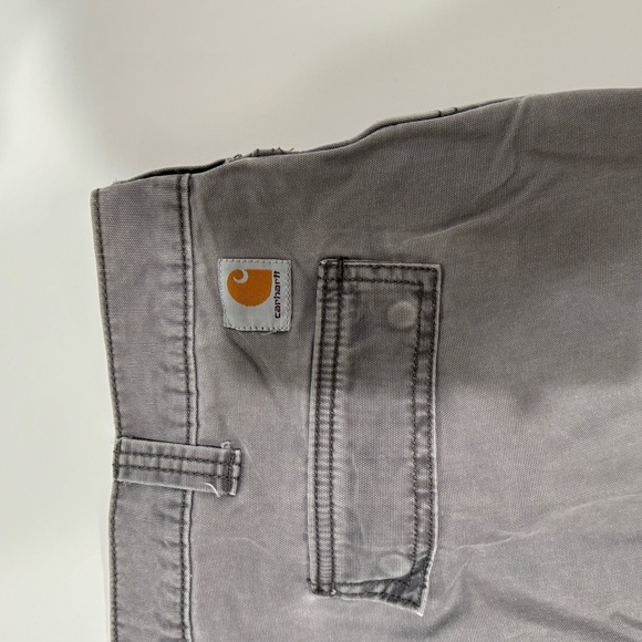 Carhartt Rugged Relaxed Fit Cargo Pants Distressed Washed Out Size 42x34 - Picture 3 of 6